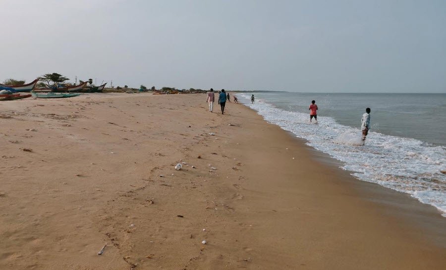 Pallipalem Public Beach, Andhra Pradesh, India